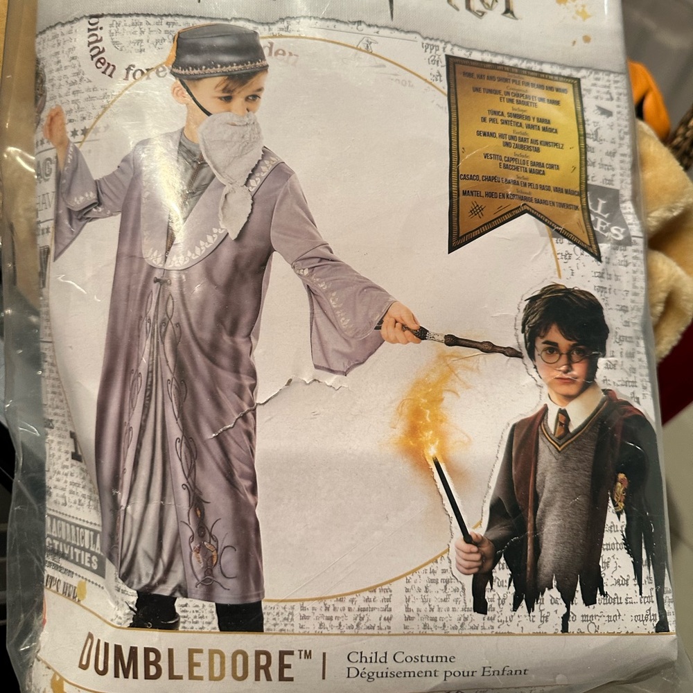 Harry Potter DUMBLEDORE Kids costume sized for 11-12 year old